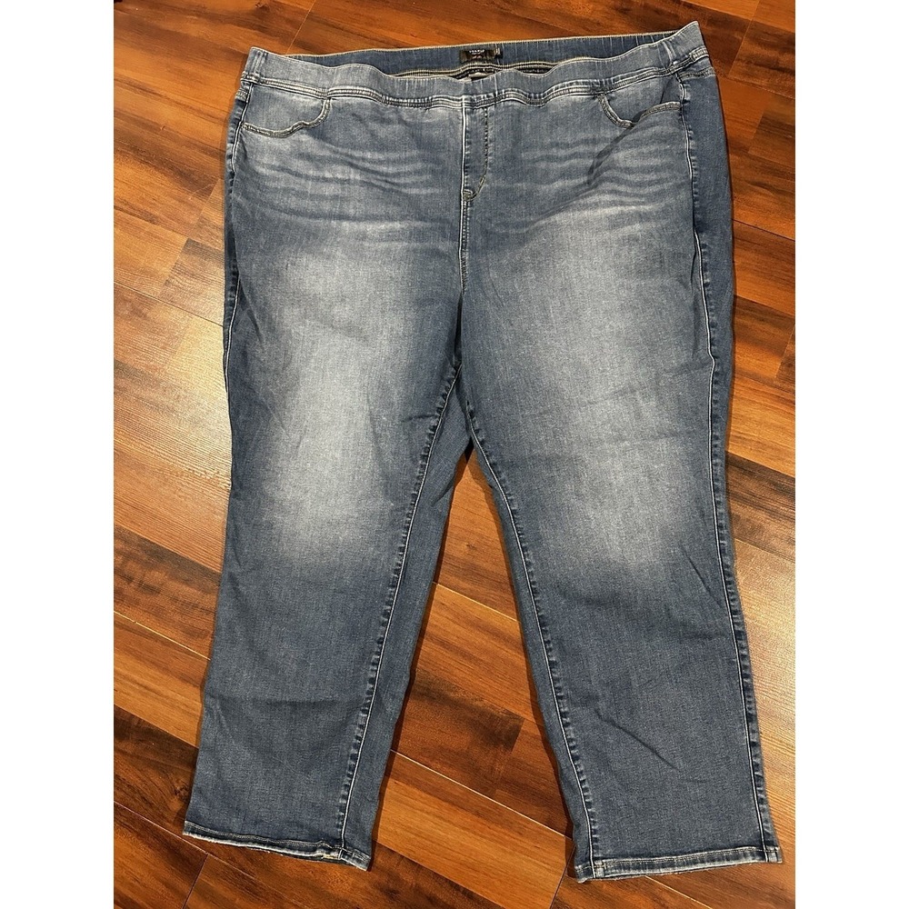 Torrid Women Jeans Plus‎ Size 6R Blue  Lean Jean Skinny Super Soft High-Rise
